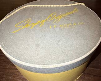 Vintage J. P. Allen & Co. "Shopg Originals" Hat Box