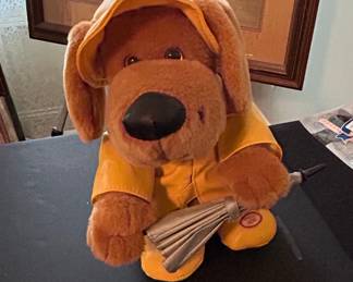 Animated "Singing in the Rain" Dog Plush Toy