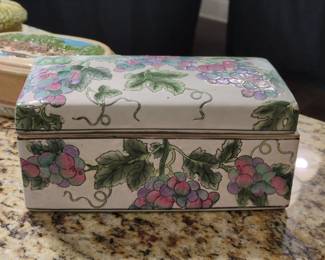 Andrea by Sadek Grapes Decorative Box