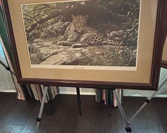 Leopard's Lair Limited Edition Print by Guy Coheleach