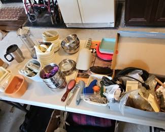 Assorted Kitchen and Household Items