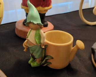 Gnome Watering Can Planter
