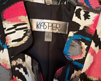 Kasper Women's Abstract Print Blazer