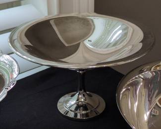 Vintage Silver-Plated Pedestal Bowl