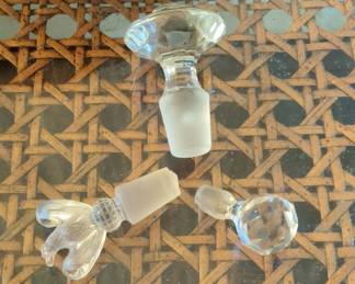 Vintage Glass Bottle Stoppers