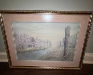 Framed Print "Plum Thicket" by Ben Hampton