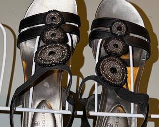 Bandolino Women's Embellished Wedge Sandals