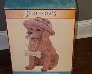 Cracker Barrel "Welcome Retriever" Home Decor Figurine