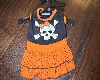 East Side Collection Dog Dress - Skull and Crossbones