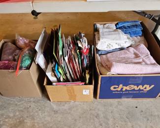 Assorted Craft and Household Supplies