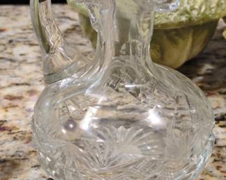 American Brilliant Period Cut Glass Cruet