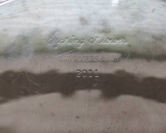 W.A. Rogers & Son "Spring Flower" Silver Plated Tray