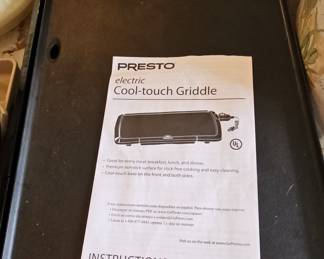 Presto Electric Cool-Touch Griddle