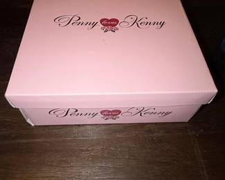 Penny Loves Kenny "Frank" Embroidered Denim Platform Boots