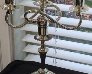 William A. Rogers Oneida Silver Plated Three-Light Candelabra