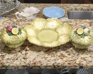 Walter Hatches "Vegetable" Ceramic Cabbage Set