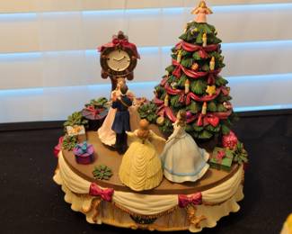 Disney's Beauty and the Beast Christmas Tree Musical Figurine