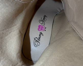 Penny Loves Kenny "Frank" Embroidered Denim Platform Boots