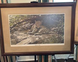 Leopard's Lair Limited Edition Print by Guy Coheleach