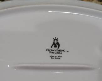 Crown Ming Queen's Lace Oval Serving Platter
