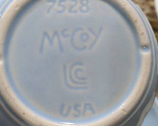 McCoy Pottery Pitcher #7528 Blue Daisies