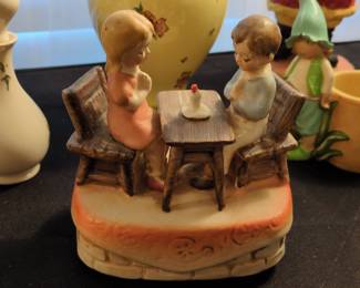 Vintage Sankyo Japan Children Praying Music Box