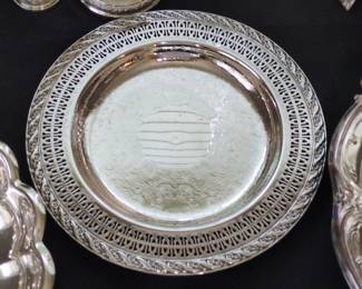 W.A. Rogers & Son "Spring Flower" Silver Plated Tray