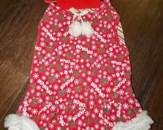 SimplyDog Ho Ho Ho Dress for Dogs, Size M