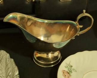 Silver-Plated Gravy Boat