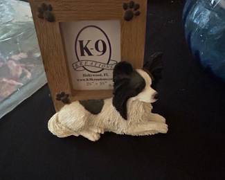 K-9 Kreations Dog Picture Frame with Figurine