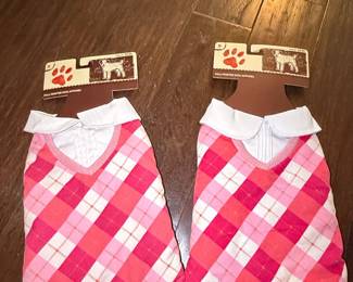 Zack & Zoey Argyle Prep Sweater Dress Pink, Small