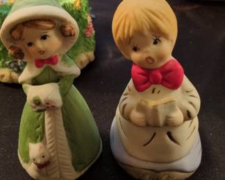 Vintage Jasco Merri-Bells Caroler Figurines