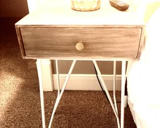 Industrial style side table