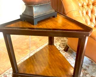 Theodore Alexander triangle side table