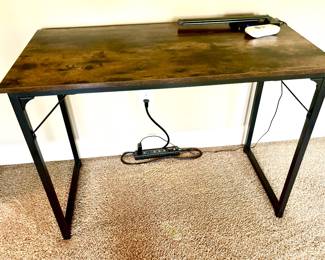 Industrial style computer desk