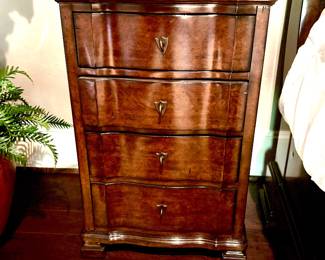 Handsome 4 drawer night chest by Stanley furniture