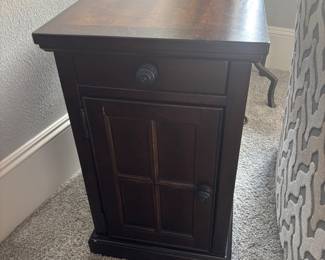 Side table with USB ports