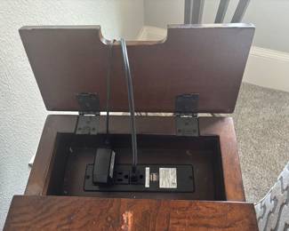Shown open