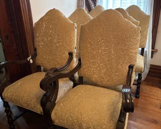 Mohair Dining chairs great condition