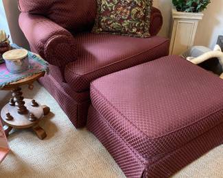 Chair and ottoman