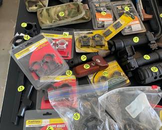 Rifle scope rings