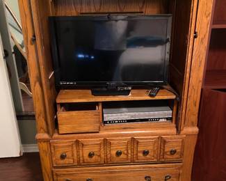 TV and armoire