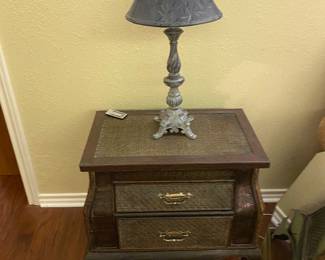 In table and lamp
