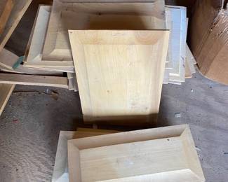 Various cabinet doors and hardware