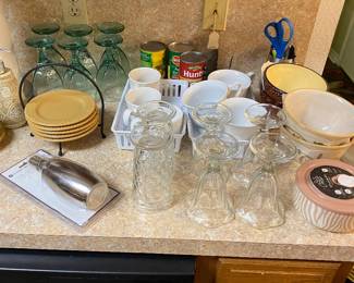 Set of glasses