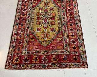 Hand knotted area rug; 50” w x 76” l; $500