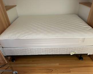 Serta full bed without headboard; like-new condition, barely used; $250