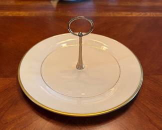 Lenox Eternal Round Serving Plate with Handle
