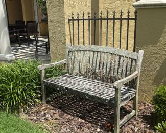 Wood bench, as is