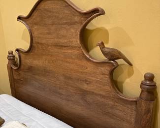 Queen size wooden headboard